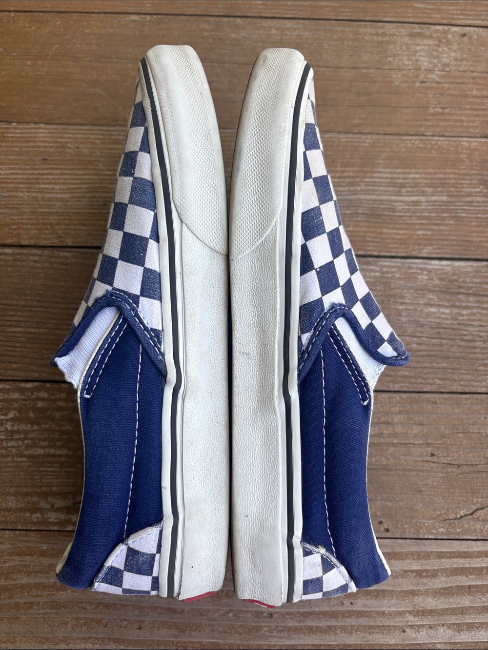 Vans Classic Slip On Blue and White Women’s 7.5 - Picture 5 of 8
